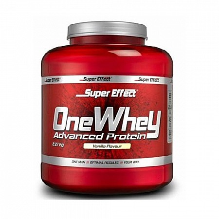 אבקת חלבון כשרה סופר אפקט - טעם אלפחורס - SUPER EFFECT ONE WHEY - משקל 2.27 ק"ג - מבית SUPER EFFECT