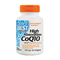 CoQ10 קו-אנזים 100 מג - 60 כמוסות מבית Doctor's best