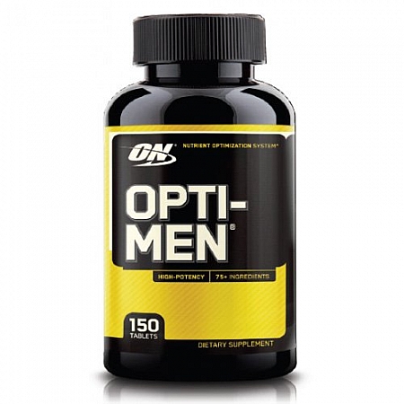 מחיר מולטי ויטמין OPTI-MEN לגברים - 150 טבליות מבית Optimum Nutrition