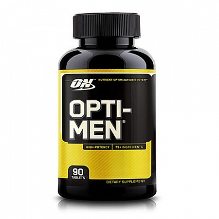 מחיר מולטי ויטמין OPTI-MEN לגברים - 90 טבליות מבית Optimum Nutrition