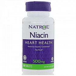 ניאצין 500 מ"ג ויטמין B3 כמות 100 טבליות מבית NATROL