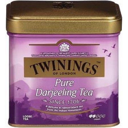 מחיר תה הודי טווינינגס דארגילינג Darjeeling בפחית 100 גרם - מבית Twinings
