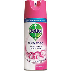 דטול ספריי חיטוי בניחוח פריחה 400 מ"ל - Dettol