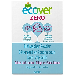 אקובר אבקת ניקוי אקולוגיות למדיח כלים ZIRO זירו ללא ריח 1.36 ג"ק - מבית Ecover