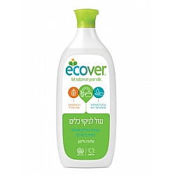אקובר נוזל טבעי לניקוי כלים לימון אלוורה 1 ליטר - מבית Ecover