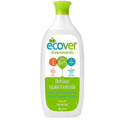מחיר אקובר נוזל טבעי מרוכז לניקוי כלים קלפת ליים 739 מל - מבית Ecover