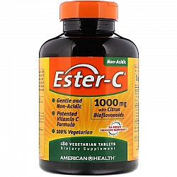 אסטר סי ויטמין C לא חומצי 1000 מ"ג 180 טבליות - מבית Ester-C