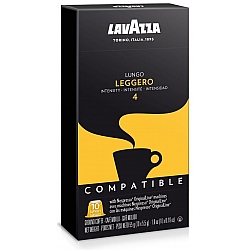 קפסולות קפה Leggero חוזק 4 לנספרסו 10 יחידות לוואצה