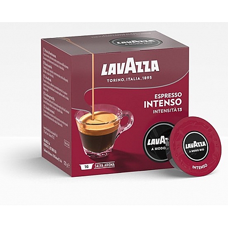 מחיר קפסולות קפה אינטנסו Intenso חוזק 13 לוואצה 16 יחידות