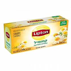 ליפטון תה קמומיל ללא קפאין 20 שקיקים