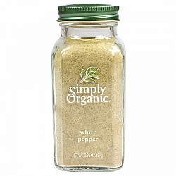אבקת פלפל לבן אורגני 81 גרם - Simply Organic