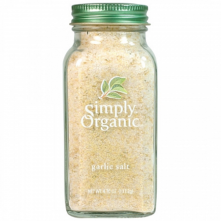 מחיר אבקת שום ומלח ים אורגני 133 גרם - Simply Organic