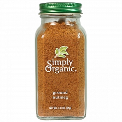 אגוז מוסקט טחון אורגני 65 גרם - Simply Organic