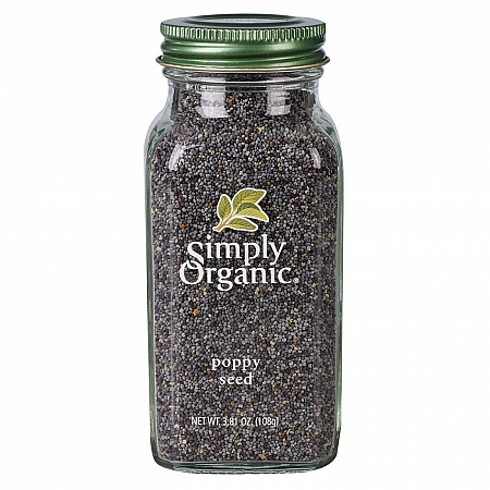 מחיר זרעי פרג אורגני 108 גרם - Simply Organic