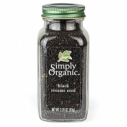 זרעי שומשום שחור אורגני 93 גרם - Simply Organic