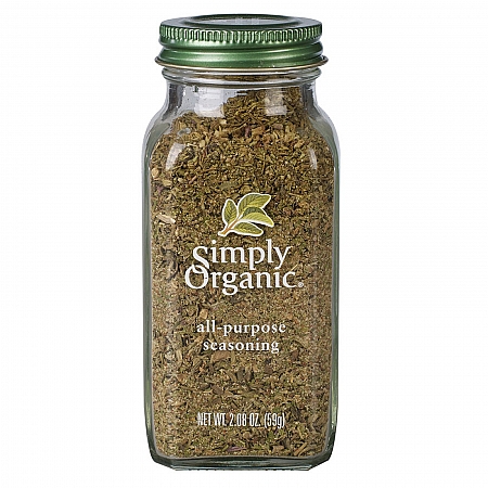 מחיר תיבול לכל המטרה אורגני 59 גרם - Simply Organic