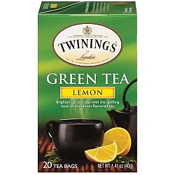 טווינינגס תה ירוק לימון 20 שקיות - מבית Twinings