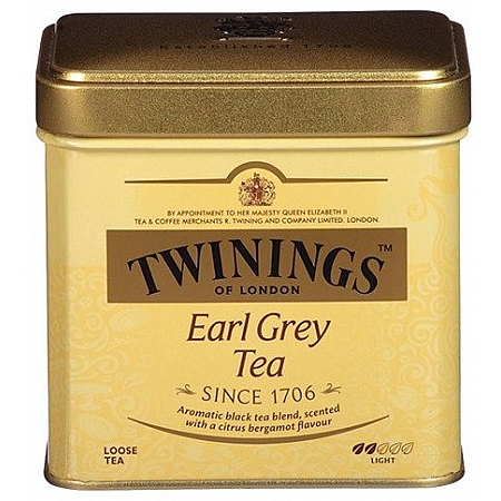מחיר תה עלים טווינינגס ארל גריי Earl Grey בפחית 200 גרם - מבית Twinings