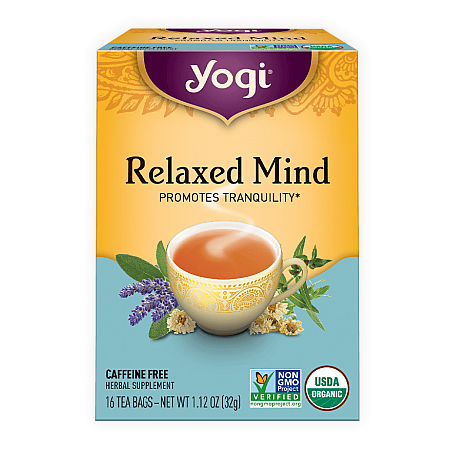 מחיר יוגי תה מוח רגוע ללא קפאין 16 שקיקים - מבית Yogi Tea
