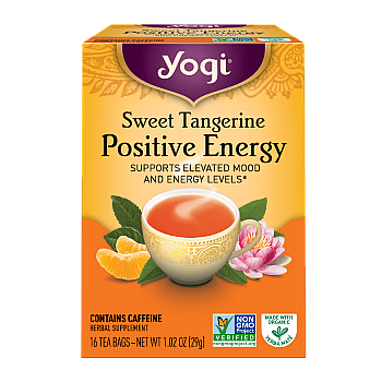 יוגי תה מנדרינה מתוקה אורגני אנרגיה חיובית 16 שקיקים - מבית Yogi Tea