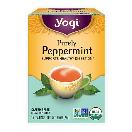 מחיר יוגי תה מנטה טהורה ללא קפאין 16 שקיקים - מבית Yogi Tea