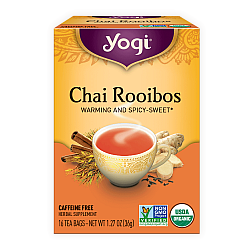 יוגי תה צ'אי רויבוס ללא קפאין 16 שקיקים - מבית Yogi Tea