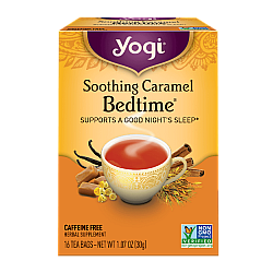יוגי תה קרמל מרגיע לפני השינה ללא קפאין 16 שקיקים - מבית Yogi Tea