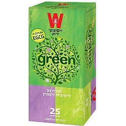תה ירוק לימונית ויסמין ויסוצקי 25 שקיקים