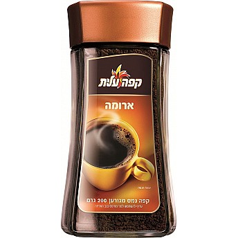 קפה נמס ארומה קלאסי קפה עלית 200 גרם