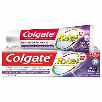 קולגייט טוטאל משחת שיניים פרו גאם 75 מ"ל - מבית Colgate