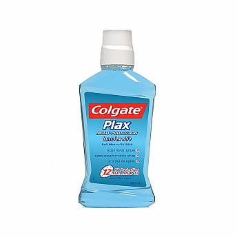 קולגייט פלאקס שטיפת פה כחול מנטה 500 מ"ל - מבית Colgate