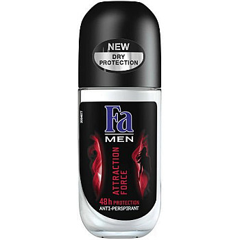 פה דאודורנט גבר רול און כח המשיכה 50 מ"ל - מבית FA