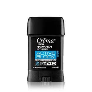 קרמה מן דאודורנט ג'ל אקטיב לגבר 75 מ"ל