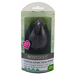 אקוטולס ספוגית פחם-קונג׳אק לניקוי הפנים EcoTools Charcoal Konjac Facial Sponge