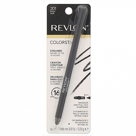 מחיר רבלון עפרון עיניים COLORSTAY - שחור 201 - מבית REVLON