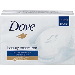 דאב אל סבון מוצק מכיל 25% לחות 4 יחידות - מבית DOVE