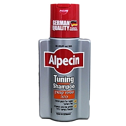אלפסין שמפו קפאין כהה שומר על הגוון הכהה של השיער מחזק את סיב השיער 200 מ''ל - מבית Alpecin