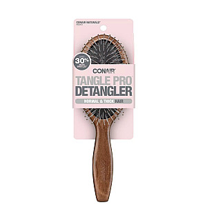 מברשת עץ לשיער רגיל וצפוף מקצועי משחרר קשרים  - מבית Conair