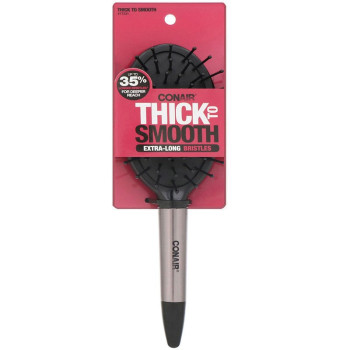 מברשת שיער כרית זיפים ארוכים במיוחד - לשיער מעבה עד חלק - מבית Conair