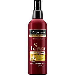 טרזמה ספריי מגן לעיצוב בחום עם קרטין תוספת שמן מרולה 200 מ"ל - מבית TRESemme