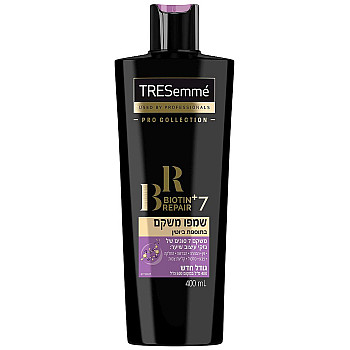 טרזמה שמפו משקם בתוספת ביוטין 400 מ"ל - מבית TRESemme