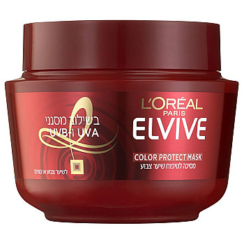 אלביב מסכה לשיער קולור פרוטקט להזנת שיער צבוע 300 מ"ל - לאריאל