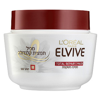 אלביב מסכה משקמת לשיער פגום וחסר חיוניות 300 מ"ל - לאריאל