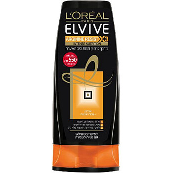 אלביב מרכך ארג'נין אינטנס לחיזוק והזנת סיב השערה 550 מ"ל - לאריאל