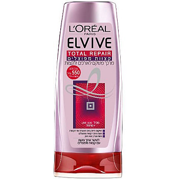 אלביב מרכך טוטאל ריפייר קצוות מפוצלים משקם לשיער פגום 550 מ"ל - לאריאל