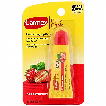 באלם שפתון לחות SPF 15 טעם תות 10 גרם - מבית Carmex