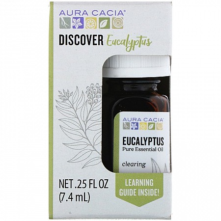 שמן אתרי אקליפטוס 100% טהור 7.4 מ"ל - מבית Aura Cacia