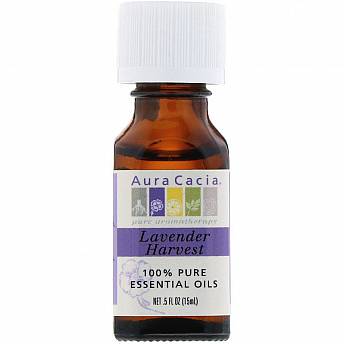 שמן אתרי לבנדר קציר תערובת 100% טהור 15 מ"ל - מבית Aura Cacia