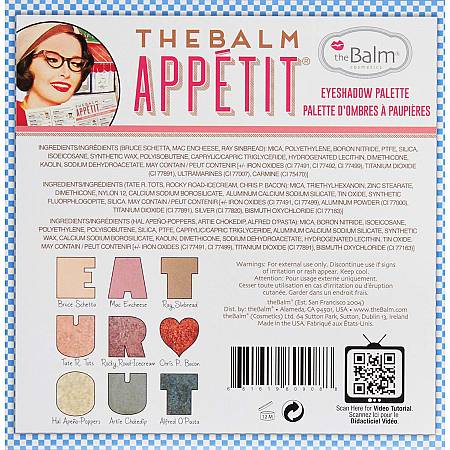 THE BALM פלטת צלליות APPETIT