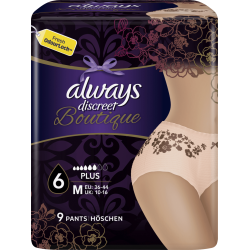 אולוויז דיסקרט תחתוני בוטיק לבריחת שתן מדיום בינוני 9 יחידות